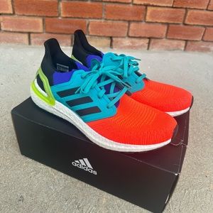 Adidas Ultra Boost 20 Primeblue in What the Solar Red
